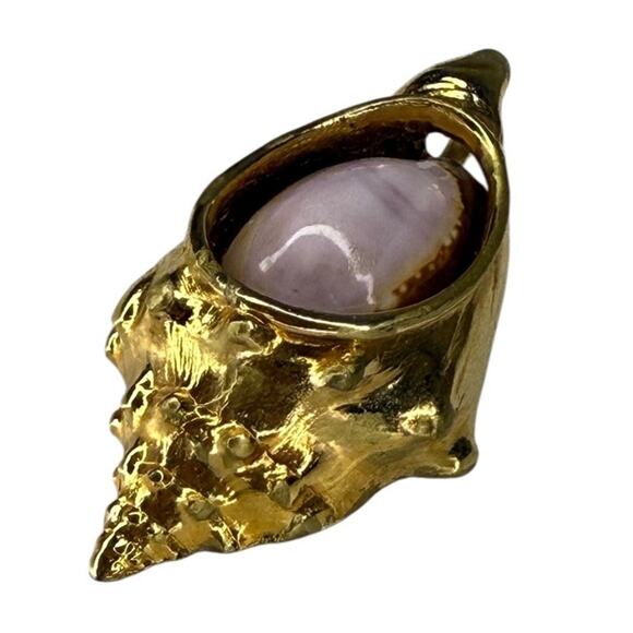 Vintage Swoboda Sea Shell Pendant Rare Piece - Picture 4 of 12